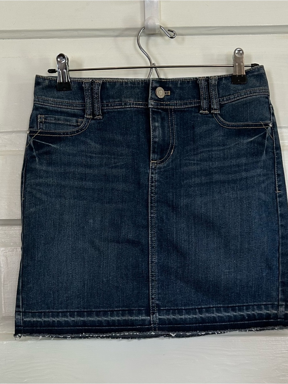 NWOT White House Black Market Indigo Blue Mini Skirt